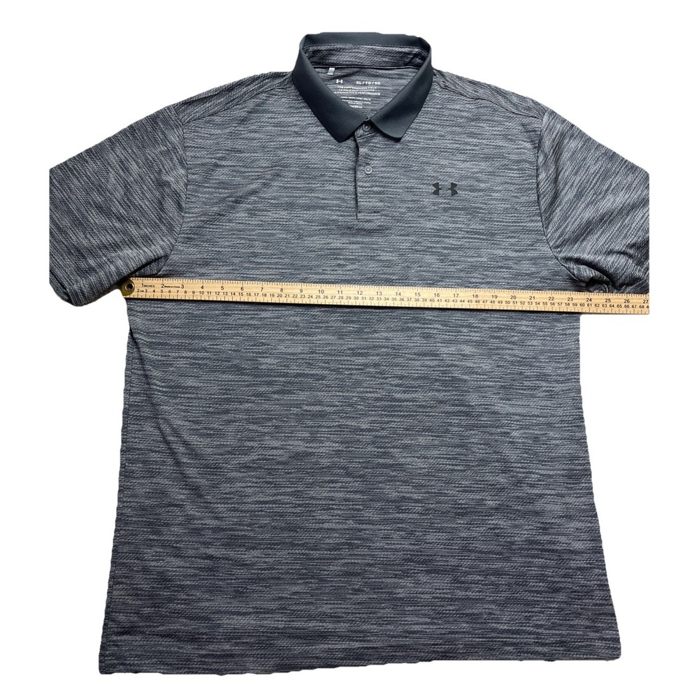 Under Armor Men's Gray Short Sleeve Polo Shirt Size XL - Picture 3 of 6